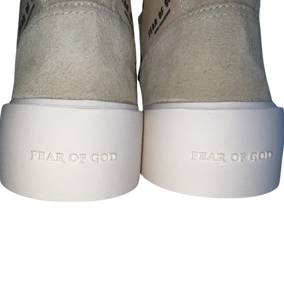 Essentials Fear Of God logo high-top sneakers luxe skate Mid Collection US 7 /40 - Picture 5 of 16